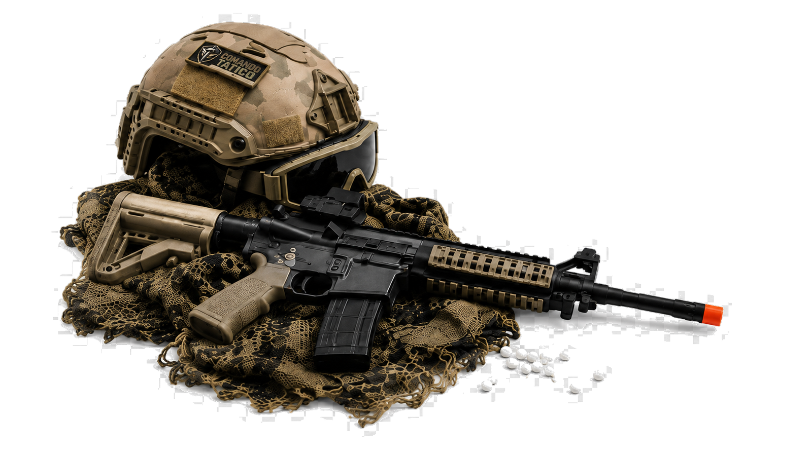 equipamento tatico airsoft png transparente sombra